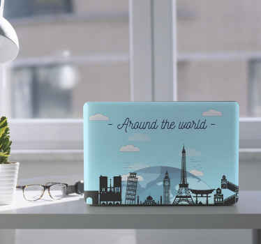 Wandtattoo Reise Um die Welt - TenStickers