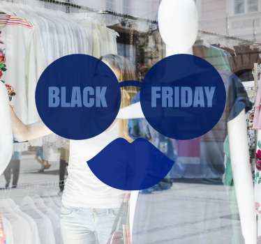 Vinilo Black Friday promoción minorista con estilo - TenVinilo