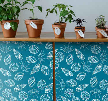 αυτοκόλλητο επίπλων ζώων θαλασσινών κοχυλιών - TenStickers