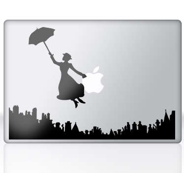 Naklejka na laptopa Mary Poppins - TenStickers