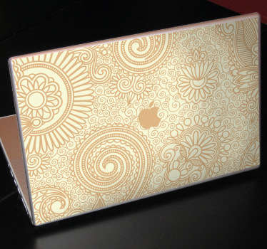 Sticker imprimé floral Apple - TenStickers