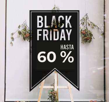 Vinilo Black Friday estilo etiqueta personalizado - TenVinilo