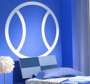 Tennis Ball Sticker - TenStickers