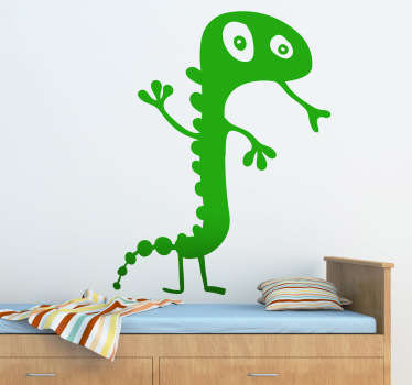 孩子们壁虎墙艺术贴纸 - TenStickers