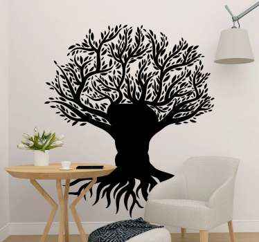 Heart tree of life tree wall sticker - TenStickers