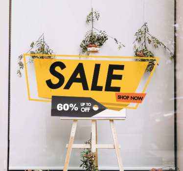 Promotional Offer Announcement sales sticker - TenStickers