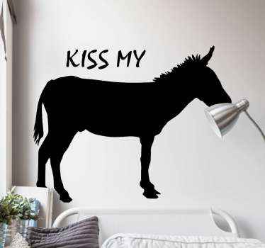 Kiss my animal wall sticker - TenStickers