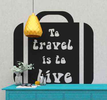 Vinilo presupuesto de estuche de viaje - TenVinilo