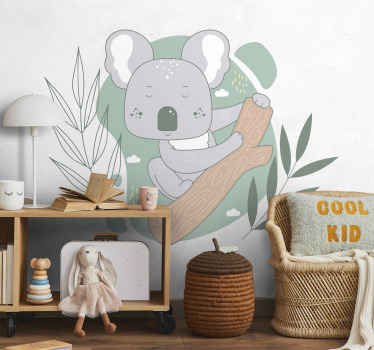 Adorable Koala animal wall sticker - TenStickers