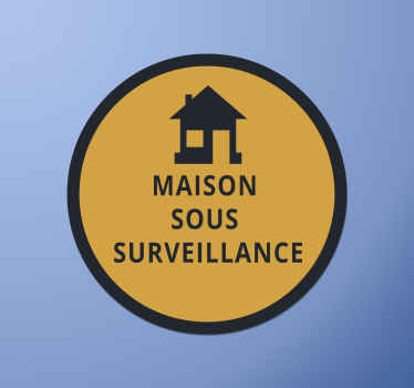 Stickers Signalisation Propriété sous alarme - TenStickers