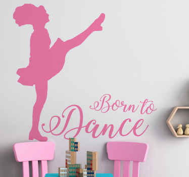 Born to dance Irish dance dance wall sticker - TenStickers