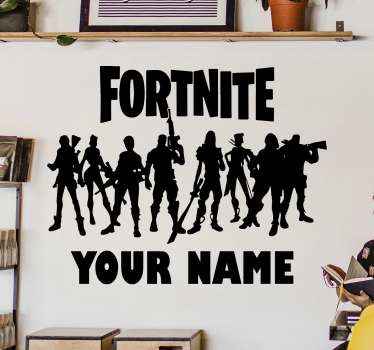 Como um amante de jogos de quinze dias, você certamente quer decorar seu espaço com este grupo de desenhos de silhueta de quinze personagens. Original e fácil de aplicar.