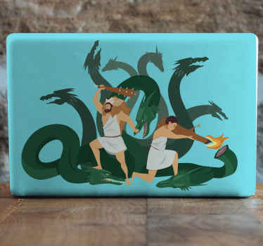 ελληνικά δέρματα φορητών υπολογιστών σκηνής μυθολογίας - TenStickers