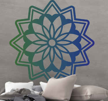 Intricate Geometric Pattern geometric wall sticker - TenStickers