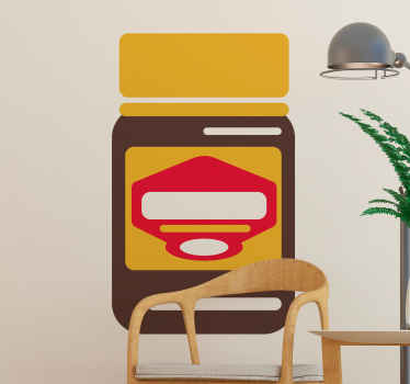 Vegemite Silhouette food sticker - TenStickers