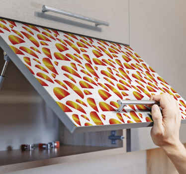 Sticker amour motif de coeur coloré - TenStickers