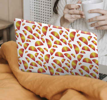 Pegatina para portátil figuras geométricas vibrantes - TenVinilo