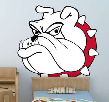 Bulldogge Hund Aufkleber - TenStickers