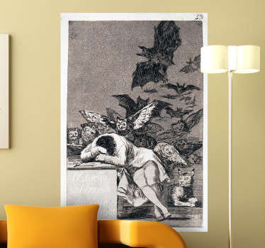 Sticker decorativo acquatinta Goya - TenStickers