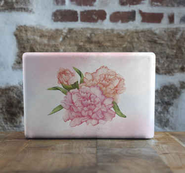 Pink Floral Arrangement laptop skin - TenStickers