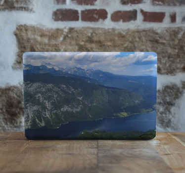 Lake Bohinj laptop vinyl skins - TenStickers