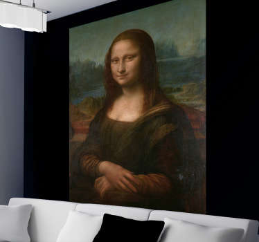 Mona Lisa wall art sticker - TenStickers