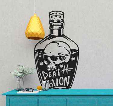 Death Potion Bottle object sticker - TenStickers