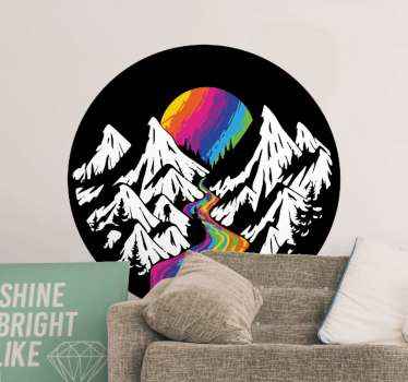 Galaxy hourglass space wall sticker - TenStickers