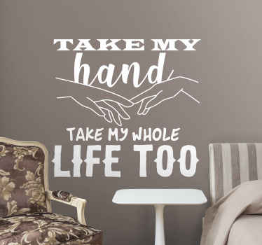 Elvis Husband and Wife wedding sticker - TenStickers