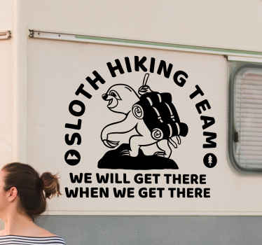 we will get there motorhome car sticker - TenStickers