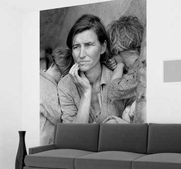 Vinilo decorativo foto Dorothea Lange - TenVinilo