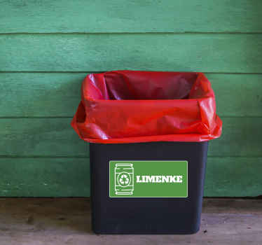 Limenke naljepnica za kontejnere - TenStickers
