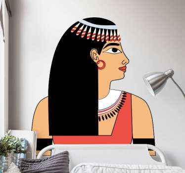 Wandtattoo Figur elegante Ägypterin - TenStickers