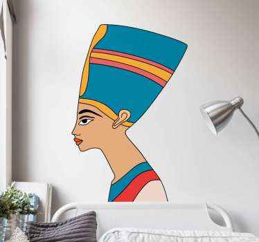 Stylized Queen Profile wall sticker - TenStickers