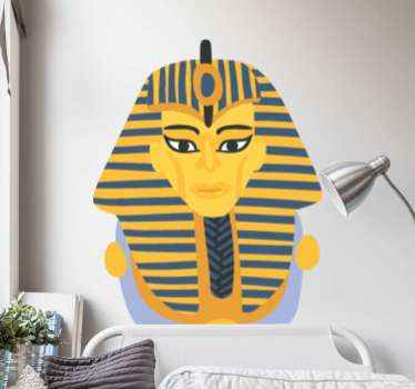 Mask of Pharaoh politics sticker - TenStickers