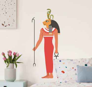 Egyptian god Sekhmet Politics Stickers - TenStickers