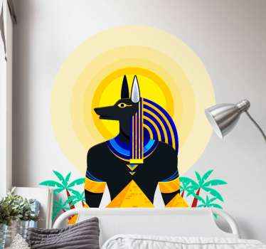 Majestic Egyptian Anubis politics sticker - TenStickers