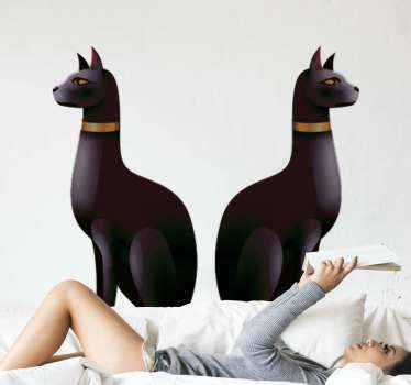 Egyptian cats politics stickers - TenStickers