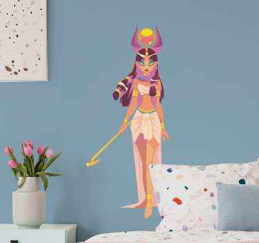 Egyptian goddess politics stickers - TenStickers