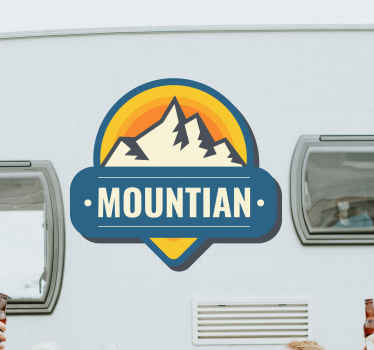 Mountain Explorer Motorhome sticker - TenStickers