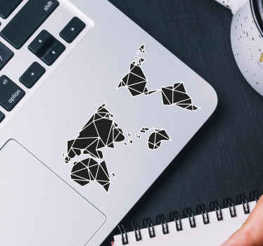 Geometric keyboard laptop skins - TenStickers