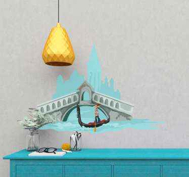 Aufkleber Italienische gondel - TenStickers