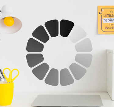 Loading gray scale video game sticker - TenStickers