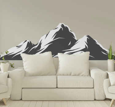 Mountain Pilatus country sticker - TenStickers