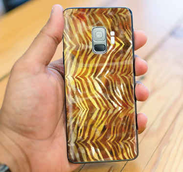 Autocolantes samsung com textura aquarela zebra - TenStickers