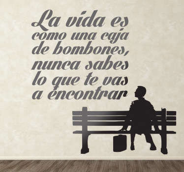 Vinilo decorativo Forrest Gump - TenVinilo