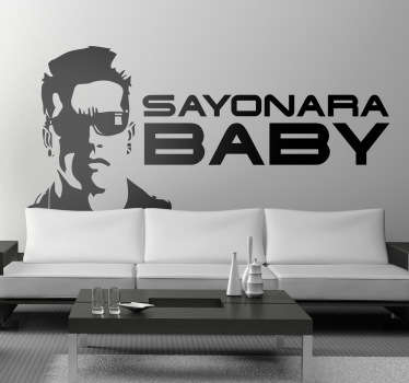 Vinilo decorativo sayonara baby - TenVinilo