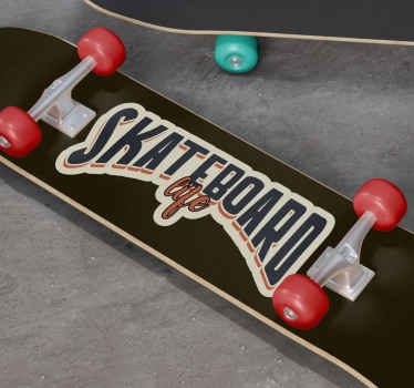 The skateboard life wall sticker - TenStickers