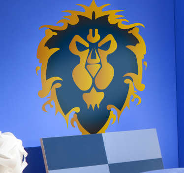 Si eres fan del videojuego de rol World of Warcraft hazate con este adhesivo de una de sus facciones políticas.