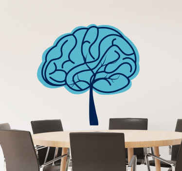 Creative Brain Symbol wall art sticker - TenStickers